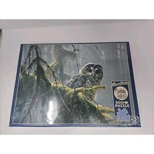 COBBLE HILL 500 piece Puzzle MOSSY BRANCHES SPOTTED OWL SEALED 85002